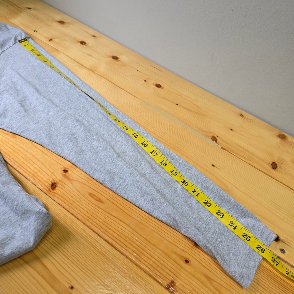 Outerknown Henley Shirt Mens XL Grey Organic Pima Cotton Long Sleeve Minimalist - Picture 10 of 12